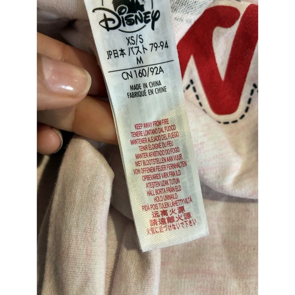 Disney Parks Minnie Mouse Pink Nightshirt XS –‎ Cute Graphic Sleep Tee - Picture 5 of 7
